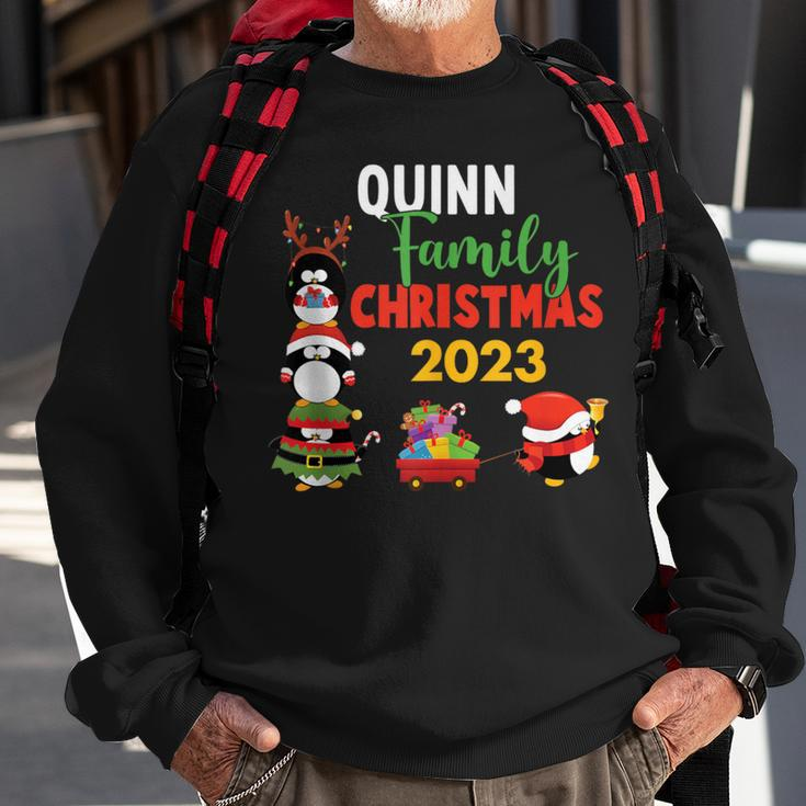 Quinn Family Name Quinn Family Christmas Sweatshirt Gifts for Old Men