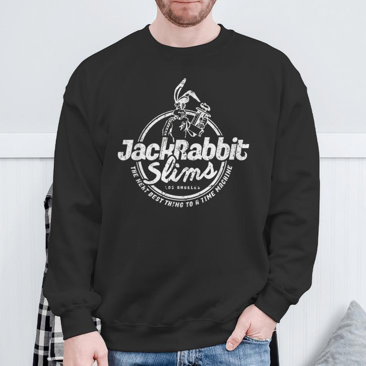 Rabbit Jack Slim's Pulp Milkshake Restaurant Retro Vintage Sweatshirt Gifts for Old Men