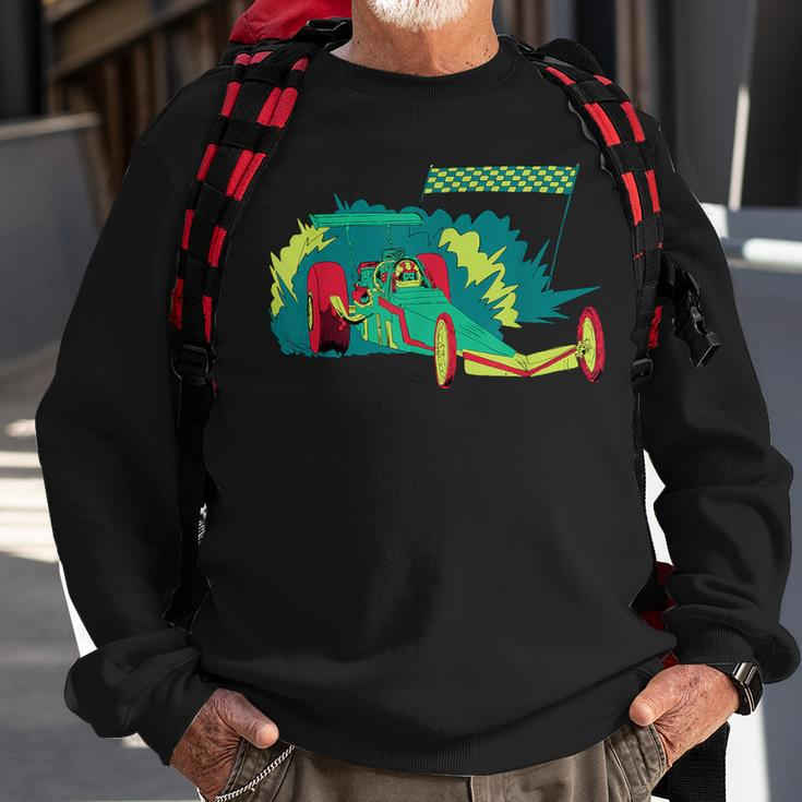 Racing Car Motorsport Drag Race Sweatshirt Gifts for Old Men