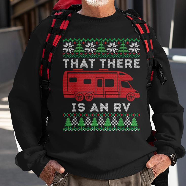 That There Is An Rv Ugly Christmas Camping Holiday Camper Sweatshirt Gifts for Old Men