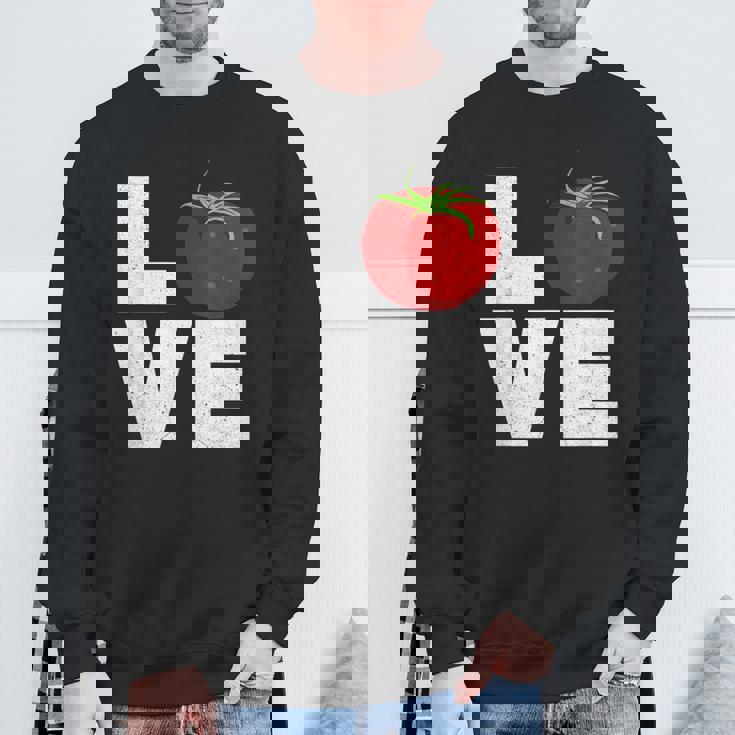 Red Tomato Gardener I Love Gardening I Tomato Sweatshirt Gifts for Old Men