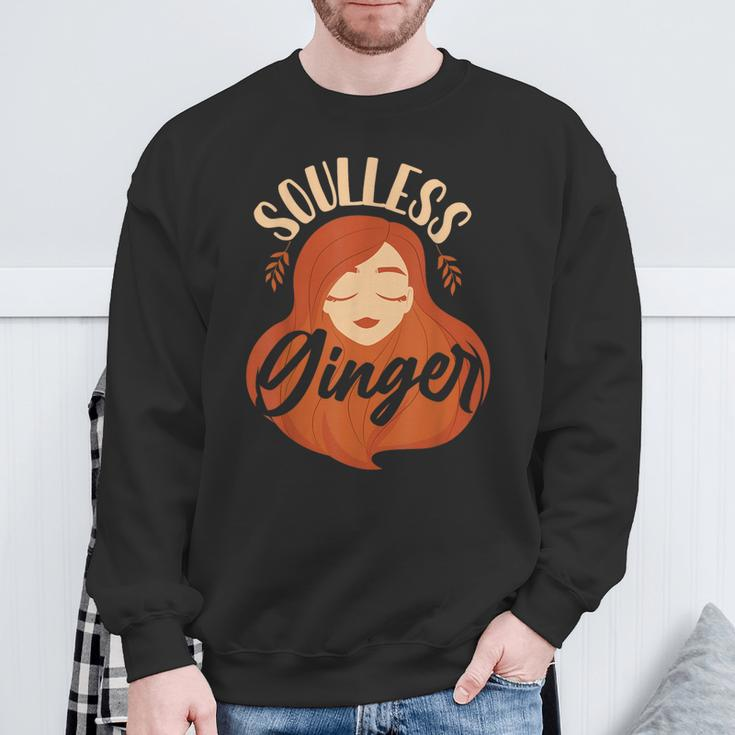 Redhead Soulless Ginger Sweatshirt Gifts for Old Men