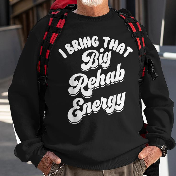 Rehab Team Retro Pt Month Ot Slp Physical Therapy Sweatshirt Gifts for Old Men