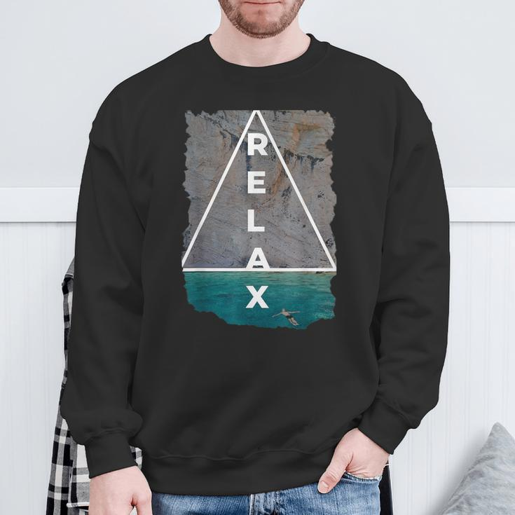 Relax For Summer Time Sweatshirt Gifts for Old Men