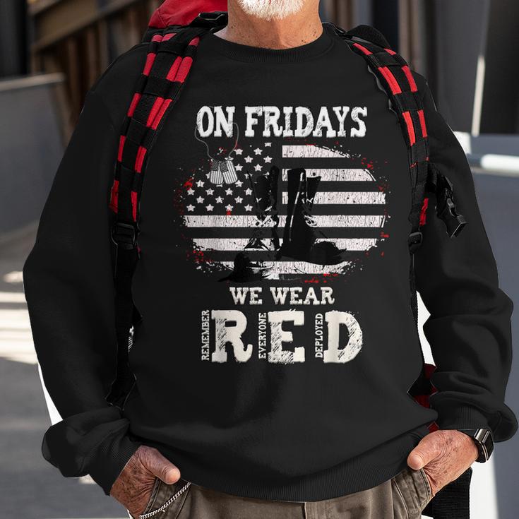 Remember Everyone Deployed Red Friday Military Sweatshirt Gifts for Old Men