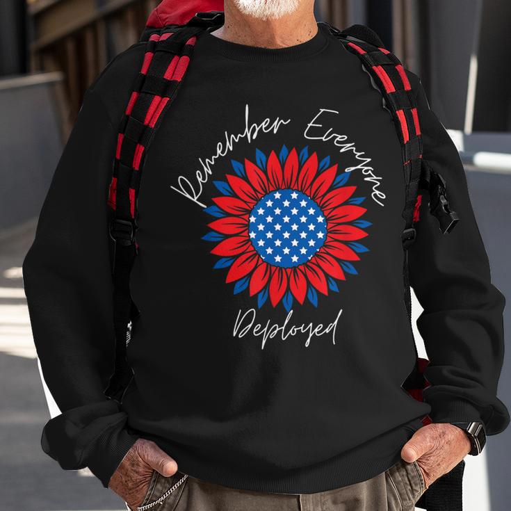 Remember Everyone Deployed-Wear Red On Friday Military Sweatshirt Gifts for Old Men