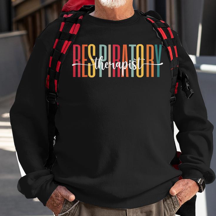 Respiratory Therapist Rt Therapy Doctor Student Sweatshirt Gifts for Old Men