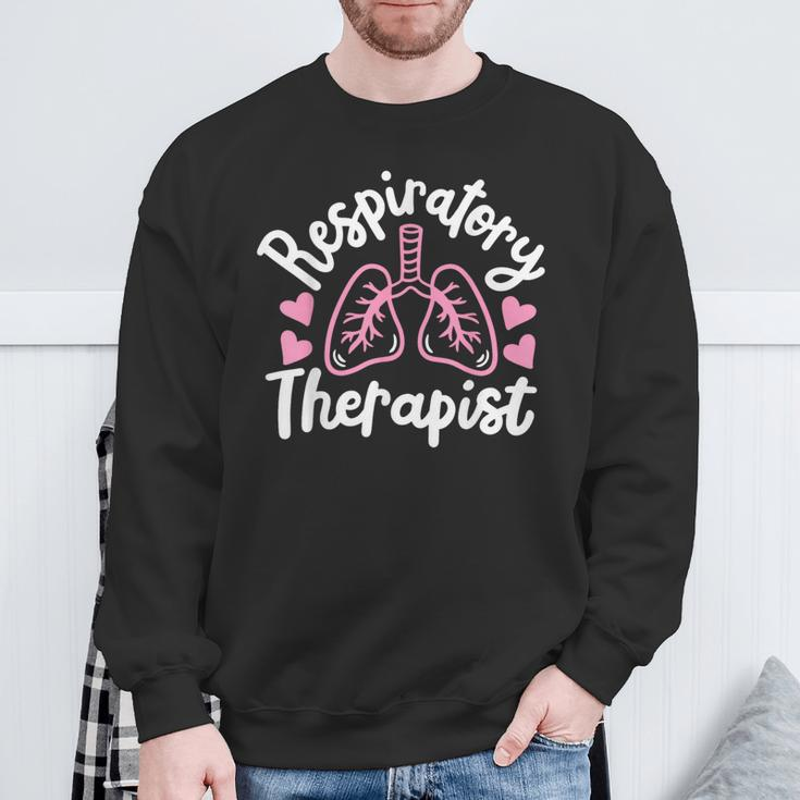 Respiratory Therapist Rt Registered Sweatshirt Gifts for Old Men