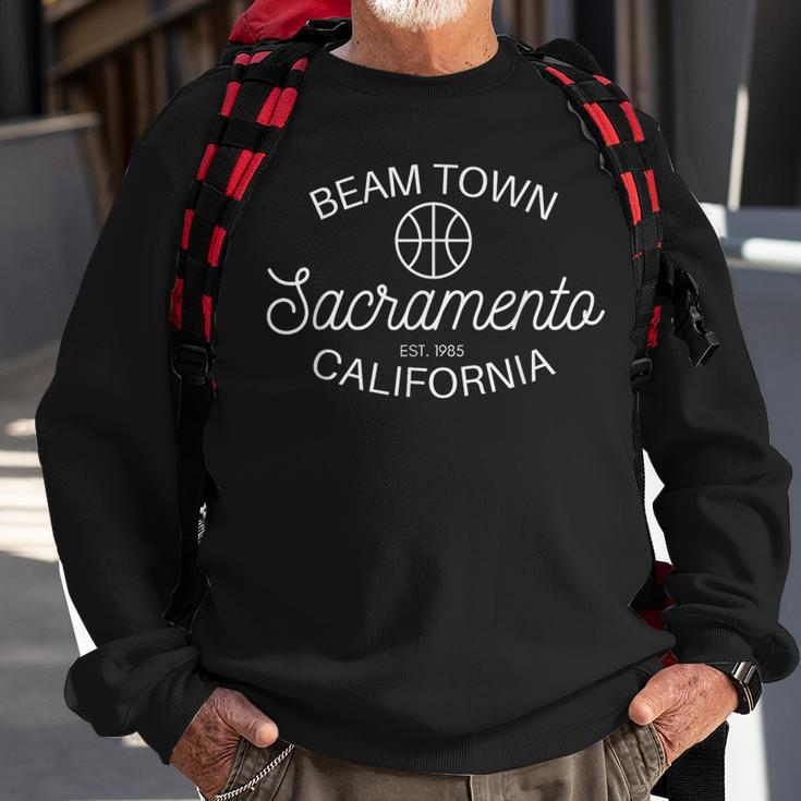 Retro Beam Town Sacramento California Sweatshirt Gifts for Old Men