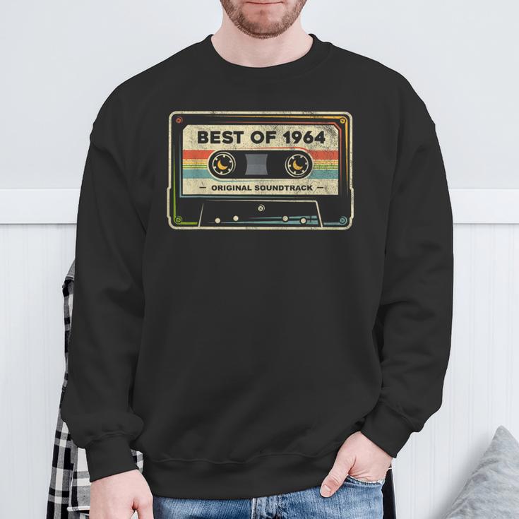 Retro Best Of 1964 Mixtape Vintage Cassette For 55 Birth Sweatshirt Geschenke für alte Männer