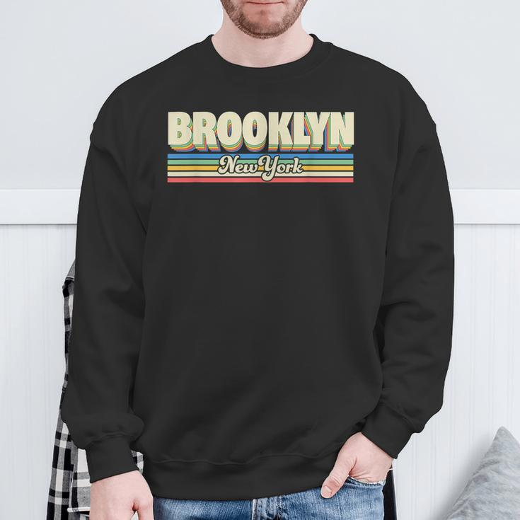 Retro Brooklyn New York City Nyc Vintage Ny Sweatshirt Gifts for Old Men