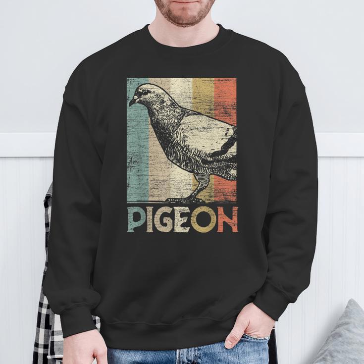 Retro Dove Sweatshirt Geschenke für alte Männer