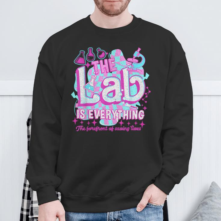 Retro Lab Week 2024 The Lab Is Everything Sweatshirt Gifts for Old Men