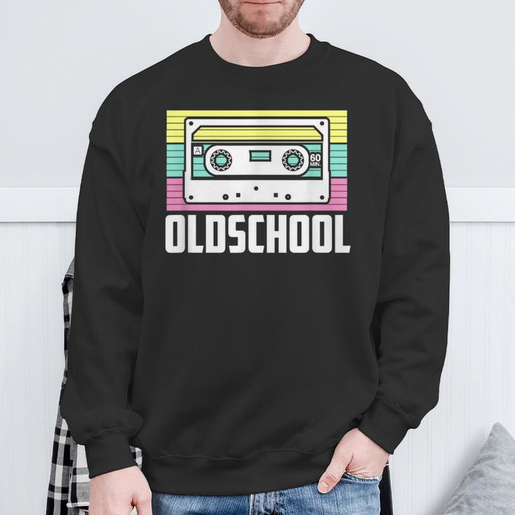 Retro Oldschool Cassette 80S 90S Sweatshirt Geschenke für alte Männer