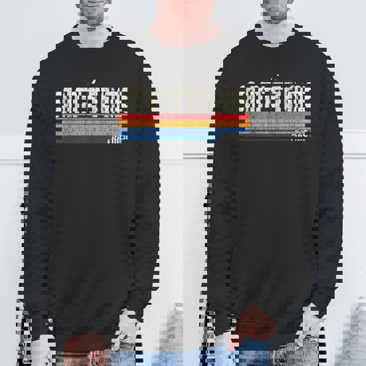 Retro Vintage 70S 80S Style Saint-Etienne France Sweatshirt Gifts for Old Men