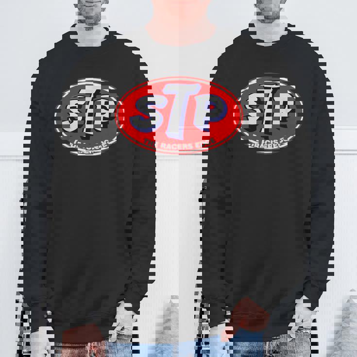 Retro Vintage Gas Station Stp Motor Oil Car Bikes Garage Sweatshirt Gifts for Old Men