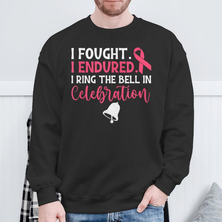 Ring The Bell Last Day Of Chemo End Of Chemo Cancer Survivor Sweatshirt Gifts for Old Men