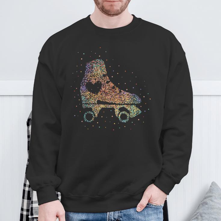 Roller Skating Roller Skating Skater S Sweatshirt Geschenke für alte Männer