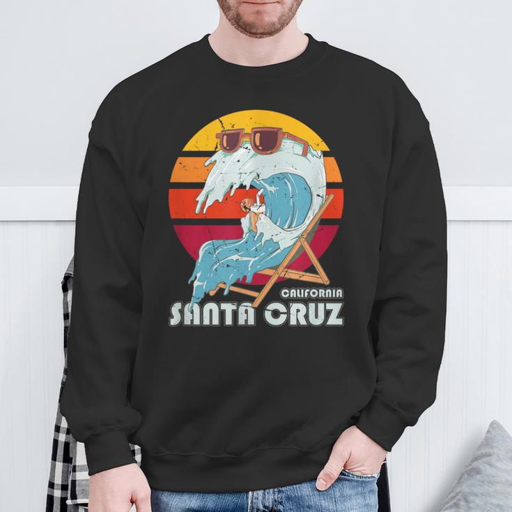 Santa Cruz California Vintage Retro S Sweatshirt Geschenke für alte Männer