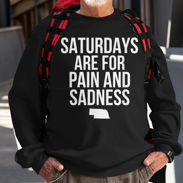 Saturdays Are For Pain And Sadness Sweatshirt Gifts for Old Men