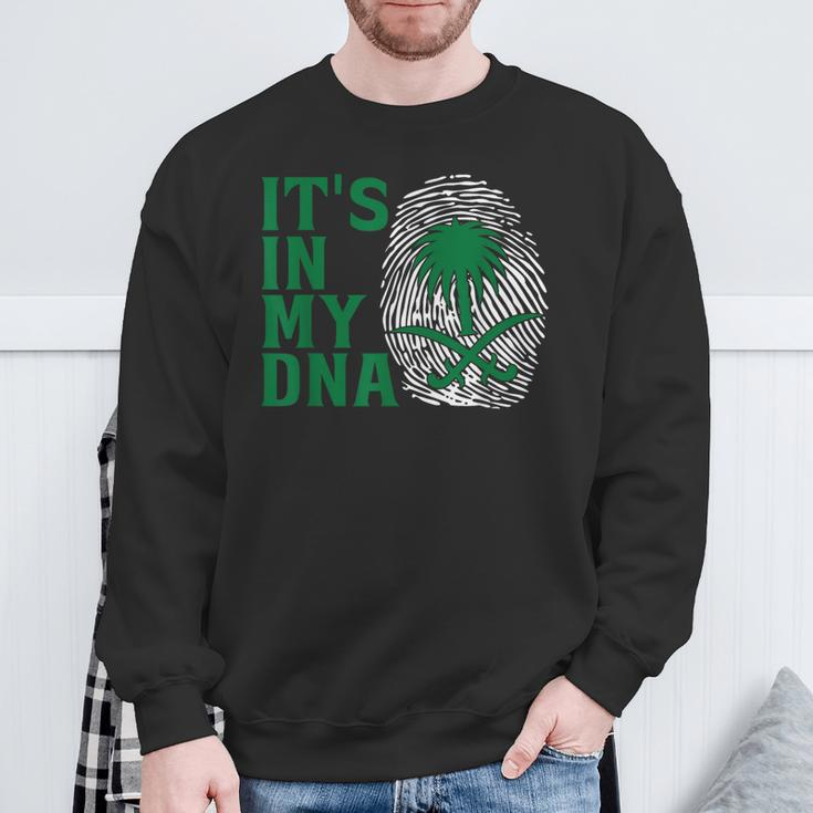 Saudi Arabia National Day It's In Our Dna Sweatshirt Gifts for Old Men
