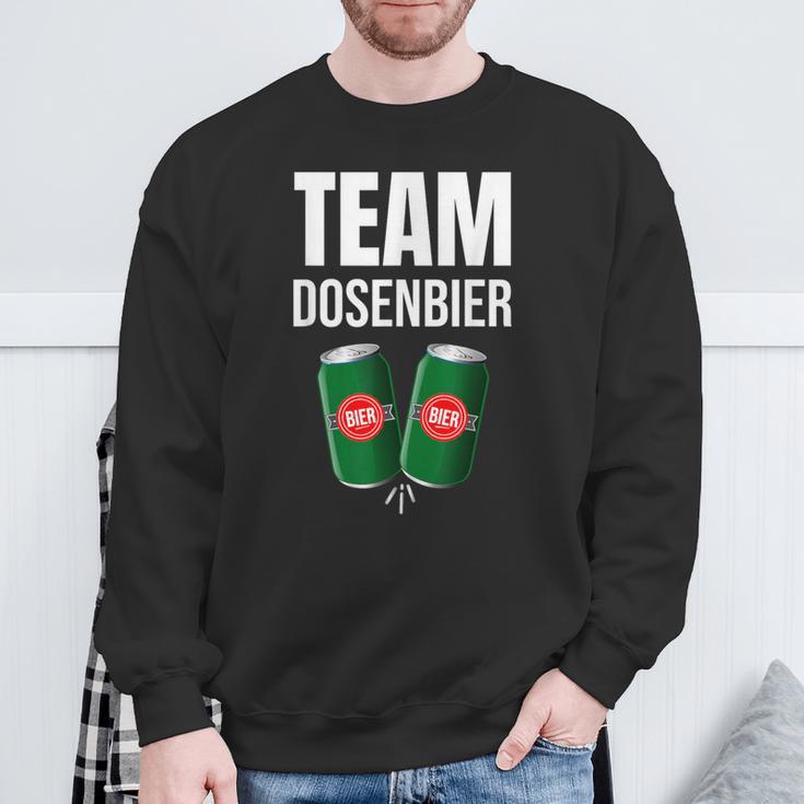 Saufn Saufnn Junggesellenabschied Frau Mann Team Dosenbier Sweatshirt Geschenke für alte Männer