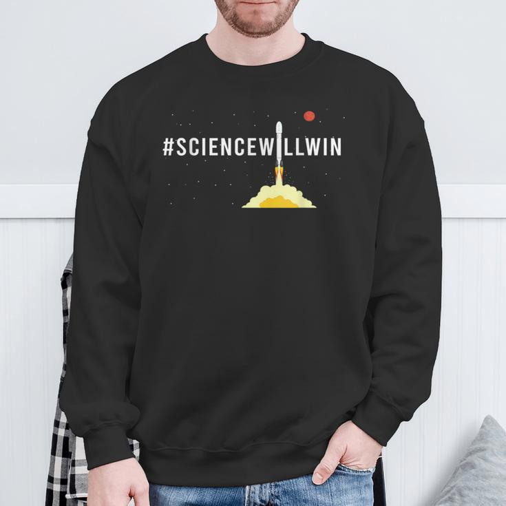 Sciencewillwin Science Will Win Sweatshirt Gifts for Old Men