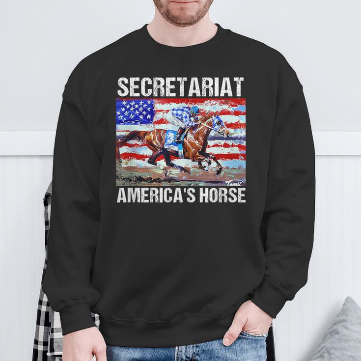 Secretariat America's Horse Sweatshirt Gifts for Old Men