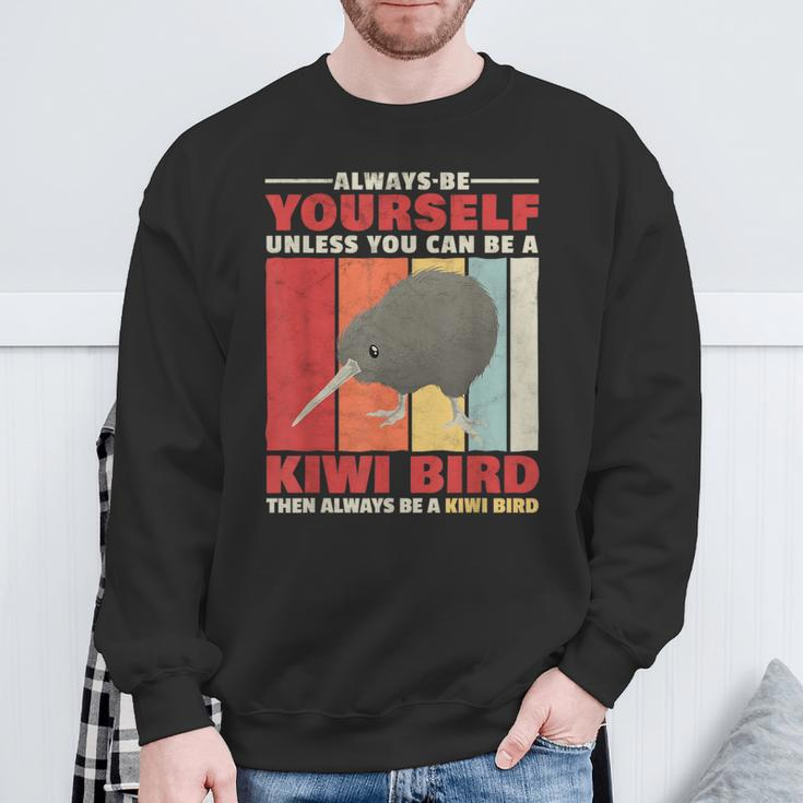 Sei Ein Kiwi New Zealand Snow Bouquet Kiwi Bird Sweatshirt Geschenke für alte Männer
