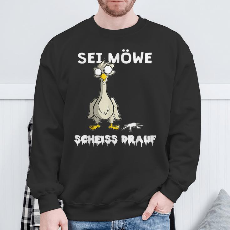Sei Seagull Scheiss Drauf German Language Sweatshirt Geschenke für alte Männer