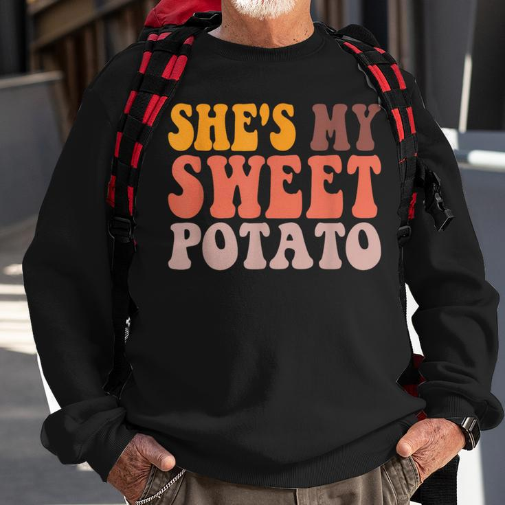 She Is My Sweet Potato I Yam Couples Valentine's Day Sweatshirt Gifts for Old Men