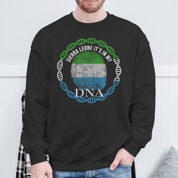 Sierra Leone Its In My Dna Sweatshirt Gifts for Old Men