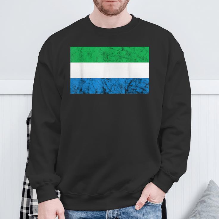 Sierra Leone Siera Leonean Flag Roots Sierra Leonean Sweatshirt Gifts for Old Men