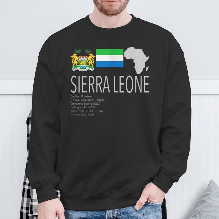 Sierra LeoneSweatshirt Gifts for Old Men
