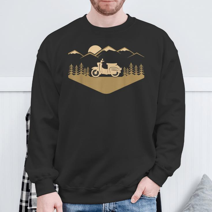 Simsonfahrer Schwalben Oldtimer Sweatshirt Geschenke für alte Männer