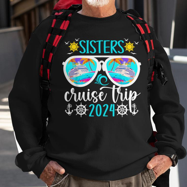 Sisters Cruise Trip 2024 Vacation Travel Sisters Cruising Sweatshirt Gifts for Old Men