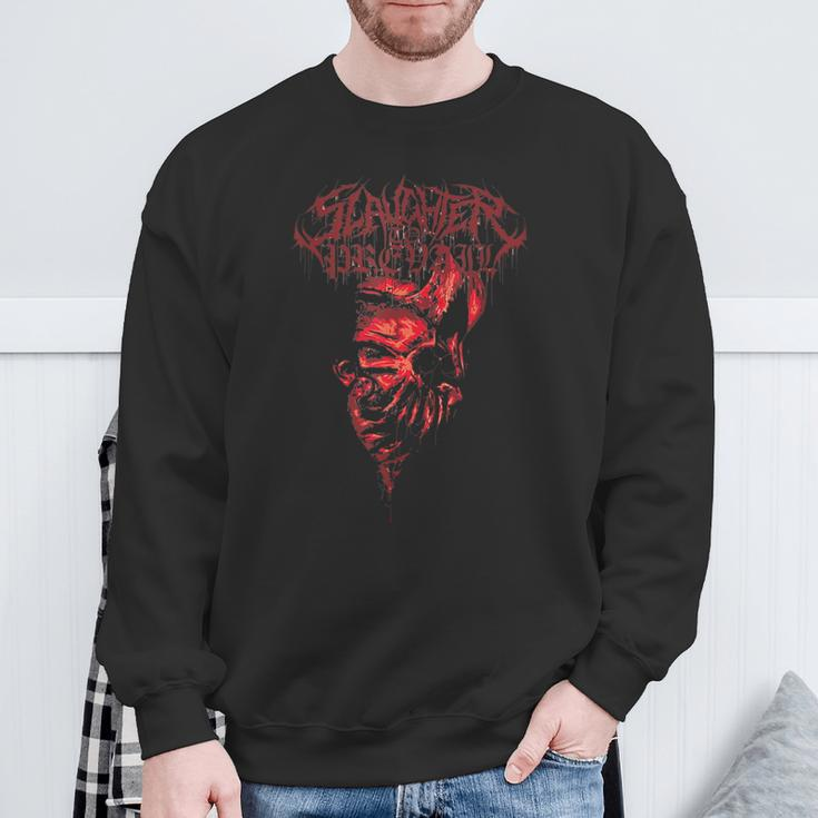 Slaughter To Prevail Bonecrusher Crest Sweatshirt Gifts for Old Men