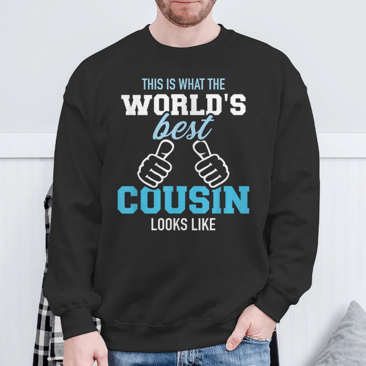 So Sieht Der Beste Cousin Der Welt Aus Sweatshirt Geschenke für alte Männer