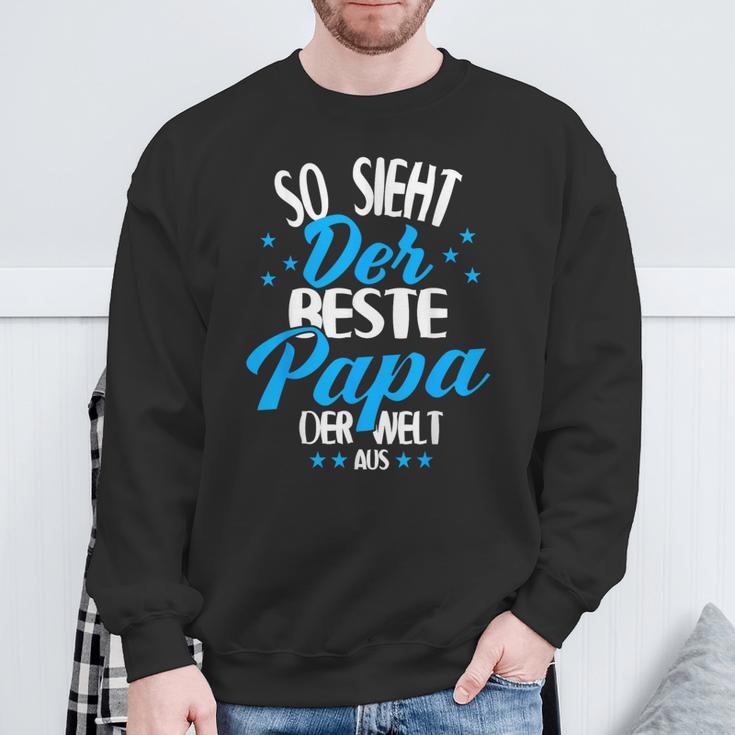 So Sieht Der Beste Papa Der Welt Aus Sweatshirt Geschenke für alte Männer