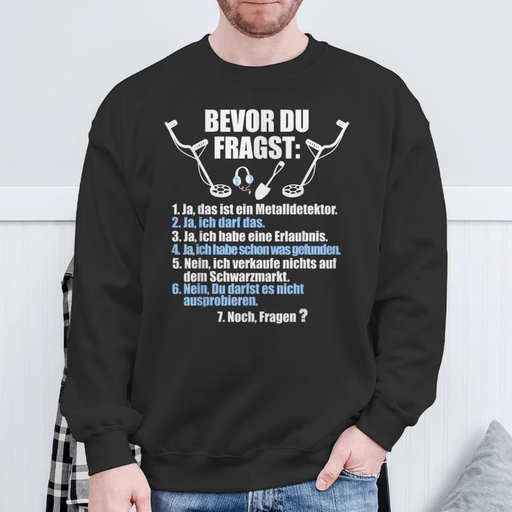 Sondengänger Accessories Sondler Sondelen Metal Detector Sweatshirt Geschenke für alte Männer