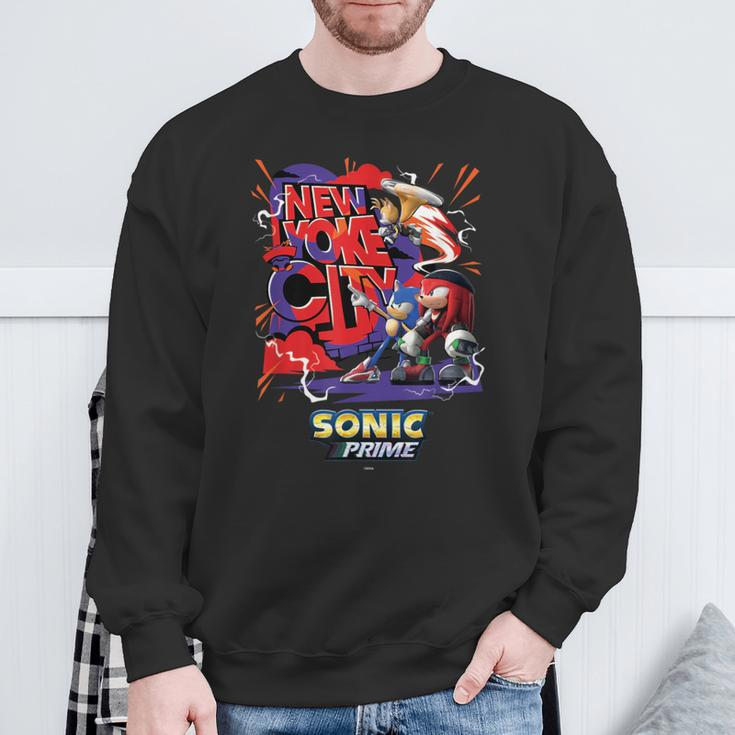 Sonic Prime New Yoke City Trio Sweatshirt Gifts for Old Men