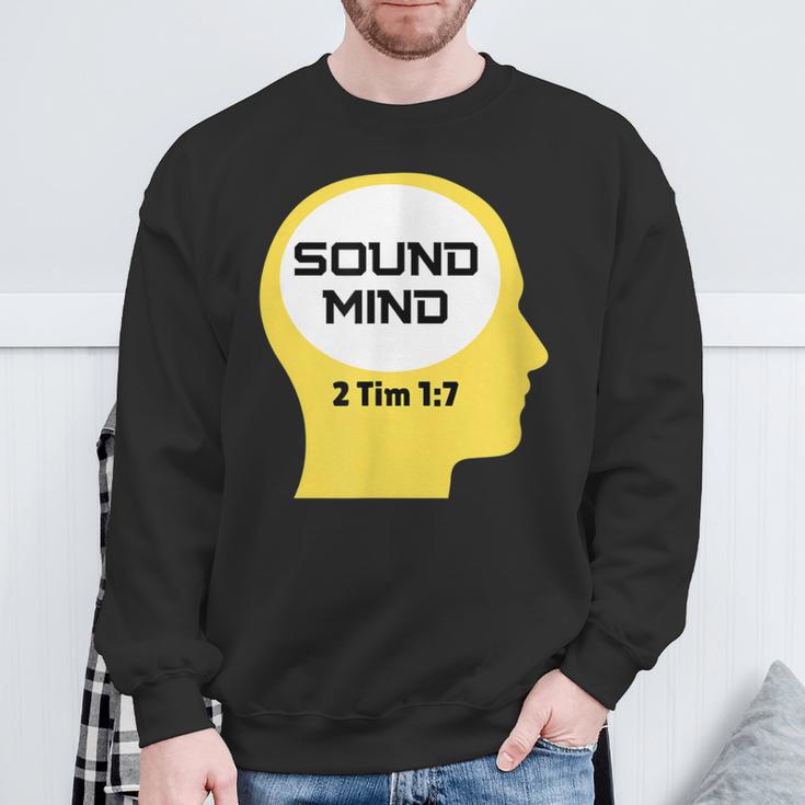 Sound Mind Sweatshirt Gifts for Old Men