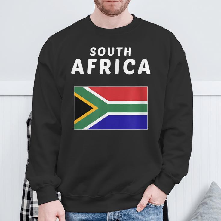 South Africa South African Flag Souvenir Sweatshirt Gifts for Old Men