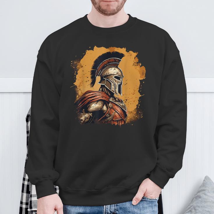 Sparta Spartan Leonidas 300 Spartan Sweatshirt Geschenke für alte Männer