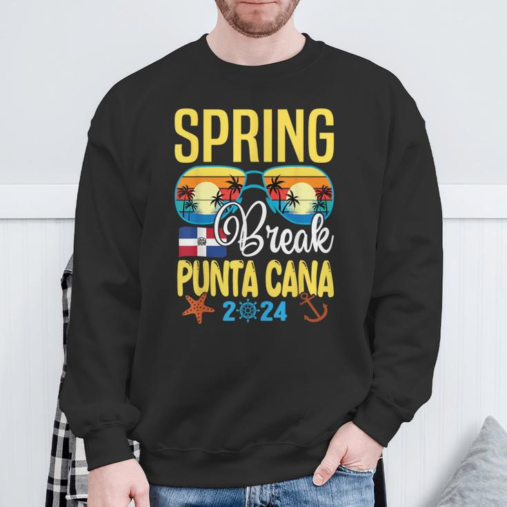 Spring Break 2024 Punta Cana Family Matching Vacation Sweatshirt Gifts for Old Men