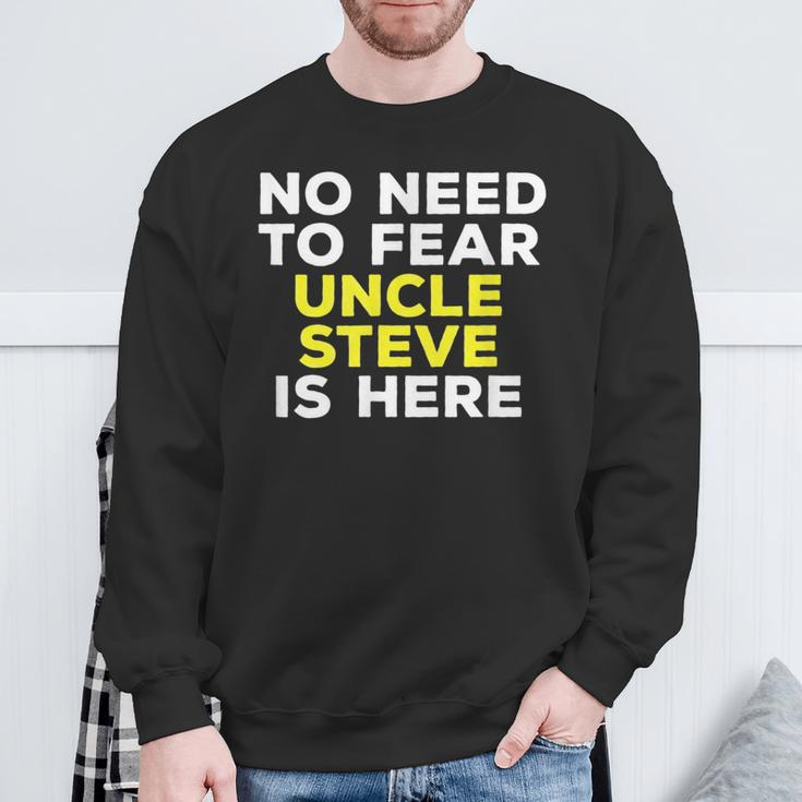 Steve Uncle Family Graphic Name Sweatshirt Gifts for Old Men