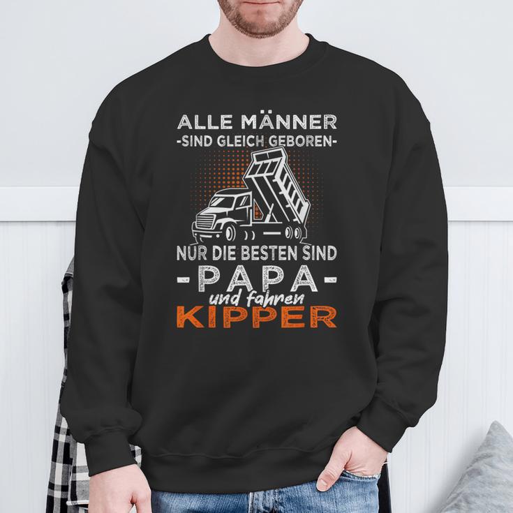 Straßenbauer Echte Männer & Papa Fahren S Sweatshirt Geschenke für alte Männer