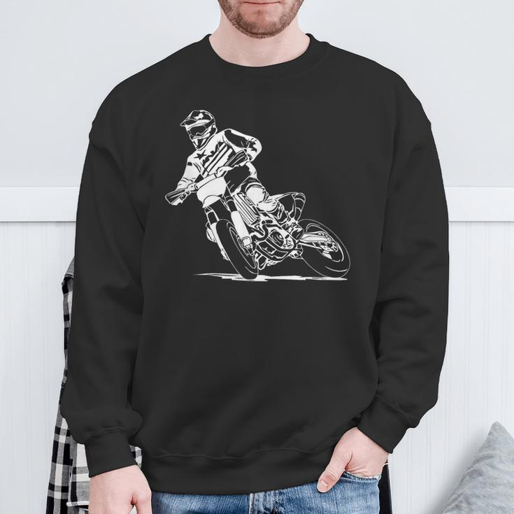 Supermoto Supermotard Moto Cross Enduro Sm Sweatshirt Geschenke für alte Männer