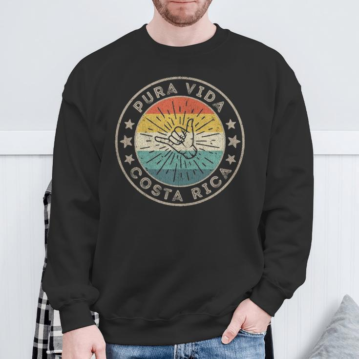 Surf Quote Clothes Surfing Accessories Costa Rica Souvenir Sweatshirt Gifts for Old Men