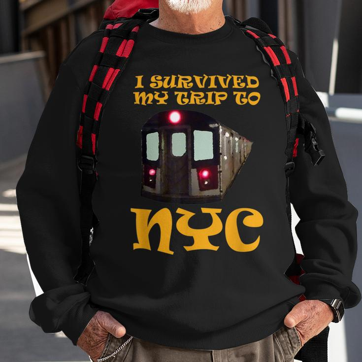 I Survived My Trip To Nyc Sweatshirt Gifts for Old Men